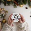 2 x 2nd Baby Christmas Ornaments 2025 for Mom, Our First Christmas As A Family of Four Ornament - Keepsake Gifts for Second Time Mom and Dad of Baby Boy Girl, Xmas Tree Decorations (2.9 Inch) (Multicolor 15)