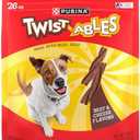 Amazon.com : Purina Twistables Beef and Cheese Flavor Treats for Dogs - (Pack of 4) 26 oz. Pouches : Pet Supplies