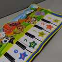 M SANMERSEN Piano Mat, 39.5" X 14" Musical Mat Floor Piano Keyboard Mat 8 Instrument Sounds Piano Mat for Toddlers Touch Play Dancing Mat Toy for 1 2 3 Year Old Boy and Girl Gifts (Green)