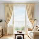 IFELS Heavy Duty Curtain Rods for Windows 28 to 48 Inch, 1 Inch Gold Curtain Rods for Outdoor, Farmhouse, Bedroom, Kitchen, Living Room, Adjustable Easy Install Curtains Rod (A2,Gold,30"-60")
