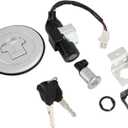 Areyourshop Ignition Switch Fuel Gas Cap Key Lock Set For Honda Grom 125 AC MSX125/Motrac M2 & M3/Skyteam M3 2014-2015 35010-K26-910