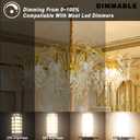 Ziomitus Dimmable G9 Led Bulbs 5W Replace 40W 50W 60W Halogen Bulbs,3000K Warm White,AC120V No Flicker Dimmable G9 T4 Led Corn Bulbs for Pendant Ceiling Chandelier Wall Lighting,600 lm,5Pack