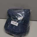 Amazon Basics Lightweight Super Soft Easy Care Wrinkle Free Microfiber 3 Piece Bed Sheet Set with 14-Inch Deep Pockets, Twin, Navy Blue, Solid, Kids, Men & Women Bedding