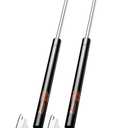 PAMAGOO 15 inch 35 lbs Gas Strut Shocks, 155 N Per Prop with L-Type Mounts for Cabinet Toy Box Toolbox Bench Trash Bin Dog Door Other Medium Equipment, ONLY FIT 28-42 LBS Weights, 2 Pack Gas Spring
