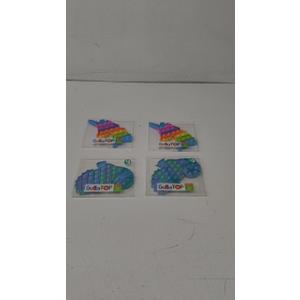 Push & Pop Bubble Fidget Sensory Toy 4 Pack