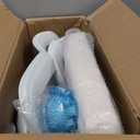 TRALT Ergonomic Office Chair - Desk Chair with Adjustable Lumbar Support Computer Chair - Mesh Comfy Chair with Flip-up Armrests - Gaming Chairs for Adults Home Office (Leather, White)