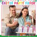 50 Set Easter Baby Shower Party Favors for Guests ''A Sweet Little Bunny Is on The Way'' Acrylic Shot Glasses Keychains Bottle Openers Thank You Cards Organza Gift Bags for Baby Shower Guests Souvenir
