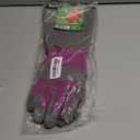 G & F Gardening Gloves 2431M Long Sleeve, Durable & Safe, Women's Medium, Color Pink and Gray