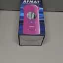 AFMAT Electric Pencil Sharpener, Fully Automatic Pencil Sharpener for Classroom, 7-11.5mm Colored/Jumbo Pencils, Auto in & Out, Rechargeable Hands-Free Sharpener for Home Office PSX5, Pink