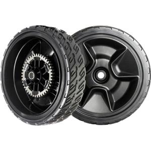 Set of 2 Lawn Mower Rear Drive Wheels Compatible with Honda HRN216 Walk Behind Lawn Mower - Replaces 42710-VR8-N00ZA - 8 Inch