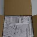 Under Shelf Storage Basket Organizer Expandable - Adjustable Width Height Cabinet Space Saver - Clip On Metal Hanging Rack - 30lb Capacity Kitchen Office Bathroom Declutter Solution - 2 Pack, White