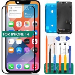 for iPhone 14 Screen Replacement for iPhone 14 LCD Display Repair Kits for iPhone 14 A2882 Touch Screen Replacement LCD Digitizer Assembly Replacement