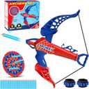 Britik Bow and Arrow for Kids Toys: Spider Archery Set with Target 20 Suction Cup Arrows, Spider Toy Bow and Arrow for Kids 3-8 Shooting Toys for Age 5-7 Indoor Outdoor Toy Gift for Boys Age 3+