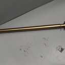 Ivilon Tension Curtain Rod - Spring Tension Rod for Windows or Shower, 24 to 36 Inch. Warm Gold