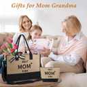 2 x Birthday Retirement Gifts for Women Personalized Gifts for Friend Sister Bridesmaid Teacher Jute Tote Bag and Makeup Bag (Sometime)