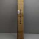 Retractable White Background Screen - 36" x56" ID Photo Portable Backdrop Roll Up/Pull Down Background Black and White Double-Sided Design Suitable for ID Card Passport Photo Photography