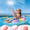 6 Pack Fireworks Spray Water Blaster for Kids Adults, Firework Effecet Squirt Gun Water Toys for Girls Boys, Water Squirter Shooter Bulk for Pool Party Backyard Beach Outdoor