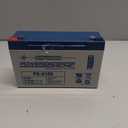 Power Sonic PS-6100 Rechargeable Sealed Lead Acid Battery 6V 12AH for General Purpose, Medical, Emergency Lighting, Fire and Security with F1 Terminals