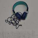 Kids Headphones - noot products K11 Foldable Stereo Tangle-Free 3.5mm Jack Wired Cord On-Ear Headset for Children/Teens/Boys/Girls/Smartphones/School/Kindle/Airplane Travel/Plane/Tablet (Navy/Teal) (4 x 5 x 2 in)