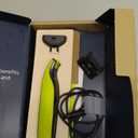 Philips Norelco One 360 Hybrid Face, Electric Beard Trimmer and Shaver, with 360 Technology, 1x 360 for Face, 5in1 Adjustable Comb, Model QP2724/90 (Black & Lime Green)