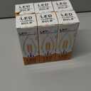 2W LED Candelabra Bulb 25W Equivalent E12 Dimmable LED Bulbs Clear Filament Vintage Home Decoration Candle Light Bulbs B11 2700K Warm White, 6 Pack