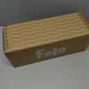 felo Feather Down Pillow Queen Size, CloudFusion Goose Down Pillow for Sleeping, Hotel Collection Bed Pillow for Side Back Pain Sleepers (20" x 30") (Blue)