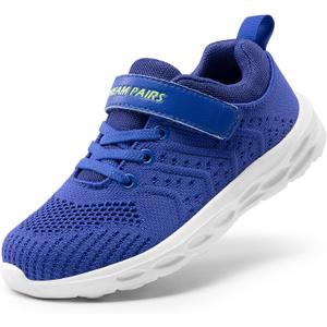 DREAM PAIRS Boys Girls Shoes Kids Tennis Footwear EZ-Ons GoGetters Running Athletic School Sneakers for Little/ Big Kid, Size 11 Little Kid, Royal/ Blue/ Green, KD18001K