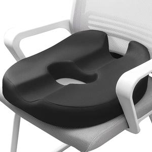 Donut Pillow Coccyx Seat Cushion for Prostate, Sciatica, Pelvic Floor, Pressure Sores, Pregnancy, Perineal Surgery, Postpartum Recovery Pain Pressure Relief Memory Foam Chair Pad