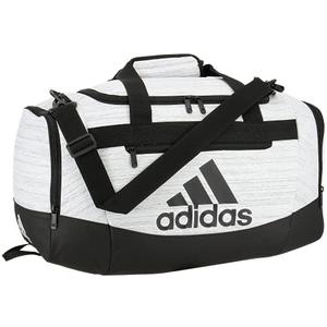 Adidas Unisex Defender 4.0 Gym Duffel Bag for Men and Women, Two Tone White/Black, Small (38L)