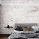 VEELIKE Neutral Concrete Wallpaper Peel and Stick Boho Concrete Contact Paper for Walls Countertop Waterproof 118''x32'' Wide Removable Adhesive Cement Vinyl Wallpaper for Bedroom Bathroom Living Room