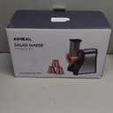 FOHERE Electric Cheese Grater Salad Maker, Electric Slicer Shredder for Home Kitchen Use, One-Touch Easy Control, Electric Grater for Vegetables, Cheeses and Nuts, BPA-Free, Red