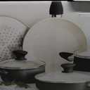 GreenPan Rio 10 Piece Cookware Pots and Pans Set, Hard Anodized Healthy Ceramic Nonstick PFAS-Free, Bakelite Handles, Frypans, Saucepan, Saute Pan, Stock Pot, Kitchen Tools, Dishwasher Safe, Black