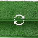 LOOBANI Dog Grass Pee Pads, Artificial Dog Grass Pads for Potty Tray, Fake Grass for Dogs to Pee On, Outdoor Indoor Pee Grass for Dog Potty(18.1*23.1 inch)