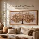 Framed Gold Leaf Tree of Life Canvas Wall Art 20x40 Inch