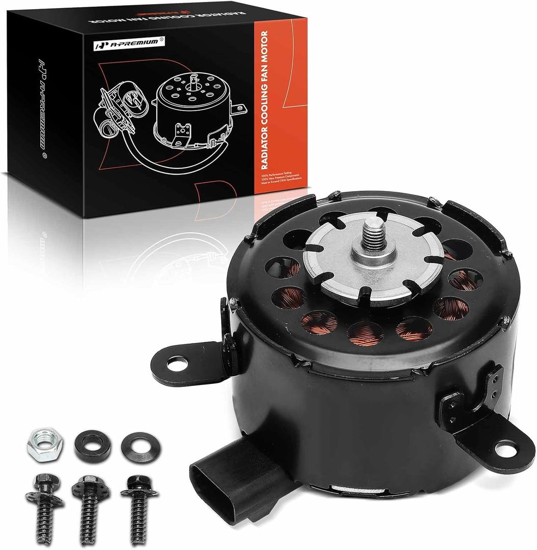 A-Premium Engine Radiator Cooling Fan Motor Compatible with Buick Rendezvous & Cadillac DeVille & Chevrolet Venture & Chrysler 300M, Concorde, LHS & Dodge Intrepid & Oldsmobile Aurora & Pontiac Aztek