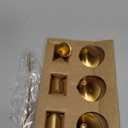 Candlestick Holders, Taper Candle Holders Set of 3, Gold Vintage Candle Sticks Holder Decor for Table Centerpiece, Fireplace Mantel, Weddings, Housewarming & Christmas Dcor