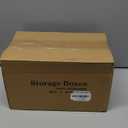 DECOR4SEASON Vintage Wooden Treasure Chest Decorative Box with Lock - 12.2" x 7.1" x 7.1", Black