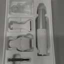 Panasonic Bikini Trimmer and Shaver for Women with 4 Attachments for Gentle Grooming in Sensitive Areas, Wet/Dry, Battery-Operated  ES-WV60-S (White / Silver)
