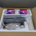 Modern Battery Operated Floor Lamp Cordless for Living Room, 10000mAh RGB Dimmable Lamp with Remote Control Lighting time up to 50 hrs, Tall Standing Floor Lamp for Bedroom, 2 Bulb