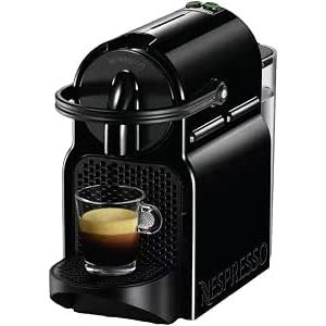 Nespresso De'Longhi Inissia 203549 Nespresso Capsule Coffee Maker, Plastic, Black, Best Before: 02/28/2026