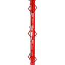 4ft Woven Wire Fence Stretcher Bar with 5 Wedges, Wire Stretcher Fence Suitable for Fixing Fences on Farms, Pastures, Garden Barriers (Red)