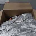 Tecoom 600D Heavy Duty Multiple Layers Car Cover Waterproof All Weather Fit for Ford Crown Victoria, Cadillac DTS Mercury Grand Marquis Lincoln Continental Town Car Chevy Caprice etc. Soft Fleece/Lock (3XXL+: Fit 201-210 inches Length Sedan, Silver)