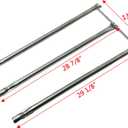 Parts DA105 7506 29" Stainless Steel Burner Tubes Set for Weber Genesis I - IV, Genesis Platinum I & II, Platinum B/C, Genesis Gold B/C (2000-2001) Gas Grill (with Side Control Panel)