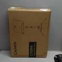 CAHAYA Music Stand for Sheet Music - Dual-use Converts to Desktop Stand Portable& Foldable 31.4-57in Height Adjustable Sturdy to Holds Thick Book or Tablet Include Carrying Bag Sheet Music Folder Clip (Black)