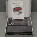 Lower Back Massager with Heat, Heating Pad for Back, Stomach Heating Pad, Waist Belt Wrap with Heat Vibration 3 Levels Adjustable, Touchscreen Control, Adjustable Size, Gifts for Dad Mom (Grey)