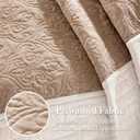 Madison Park Attingham Reversible Quilt Set - All Season Breathable Coverlet, Lightweight Cozy Bedding Layers, Matching Shams, Full/Queen(90"x90"), Beige Multi 7 Piece