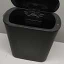 Cesun 5 Gallon Automatic Bathroom Trash Can, Touchless Motion Sensor Garbage Can with Lid, Smart Plastic Slim Wastebasket for Bathroom, Office, rv, Bedroom, Living Room, Black