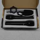 Wireless Microphone, UHF Metal Rechargeable Wireless Microphone, Rechargeable Receiver, 1/4 "Output with 1/8" Output, Suitable for Karaoke Singing, Speeches, Churches,Meetings, Weddings, 240 Ft.