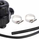 Universal Turbine Pressure Relief Valve, Adjustable 1-30 PSI, Dual Outlet, for Turbocharged Vehicles