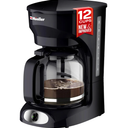 Mueller 12-Cup Drip Coffee Maker - Borosilicate Carafe, Auto-Off, Reusable Filter, Anti-Drip, Keep-Warm Function, Clear Water Level Window Coffee Machine, Kitchen Essentials & Accessories